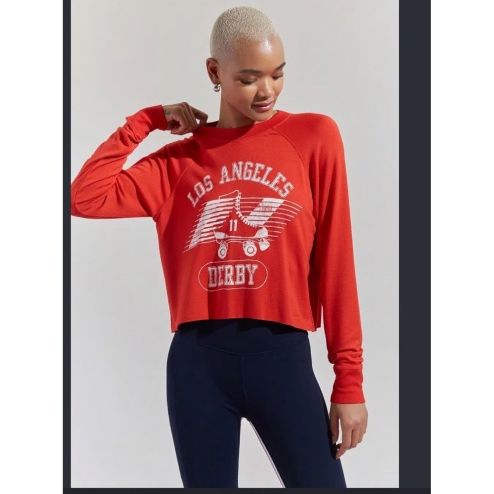 Splits59 Long Sleeve Crop Tee Women's US Size XS "Los Angeles Derby"
